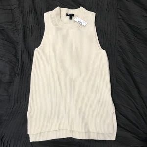 NWT J.Crew sleeveless tunic sweater